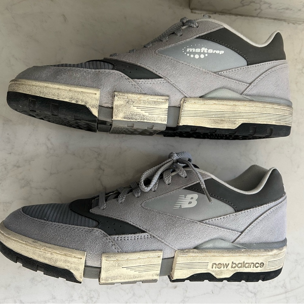 New Balance Gray and Black Men's Sneakers